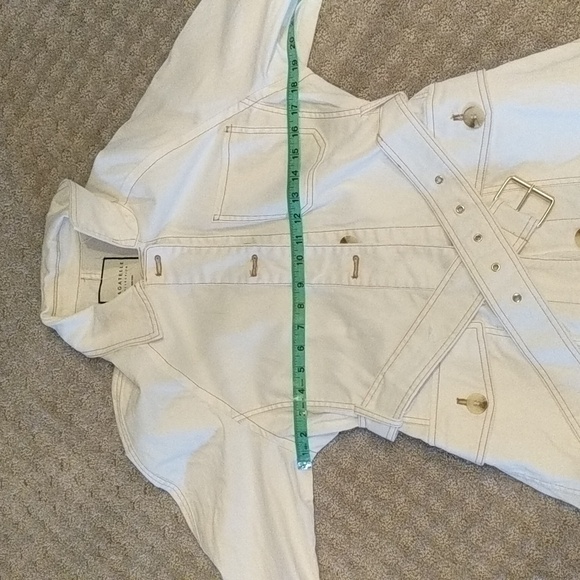 Bagatelle cotton denim button up trench style coat - Picture 8 of 9